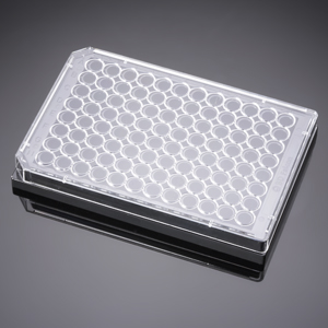 Corning BioCoat Collagen I 96 Well Black/Clear Flat Bottom TC-Treated Microplate, 20/Pack, 80/Case