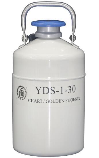 金凤/chart_YDS-10-A_贮存型小型生物液氮罐_10L 含6个276mm高的提筒