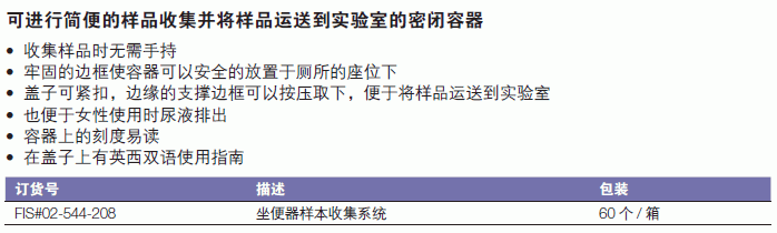 Fisherbrand_02-544-208_Fisherbrand? 坐便器样本收集系统_坐便器样本收集系统